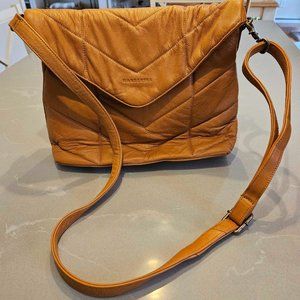 NWOT Tan Wanderers Travel Co Crossbody Bag